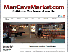 Tablet Screenshot of mancavemarket.com